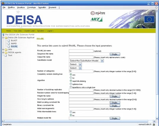 DEISA 欧洲生命科学超级计算门户